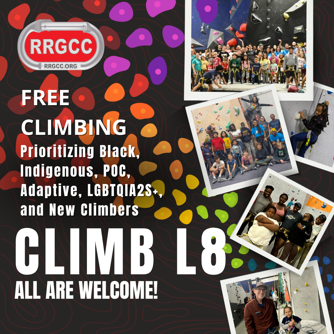 FREE CLIMBING Prioritizing Black, Indigenous, POC, Adaptive, LGBTQIA2S+, and New Climbers